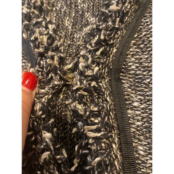 Boss Hugo Boss women's grey/black knit blazer with front pockets size medium - Picture 4 of 10